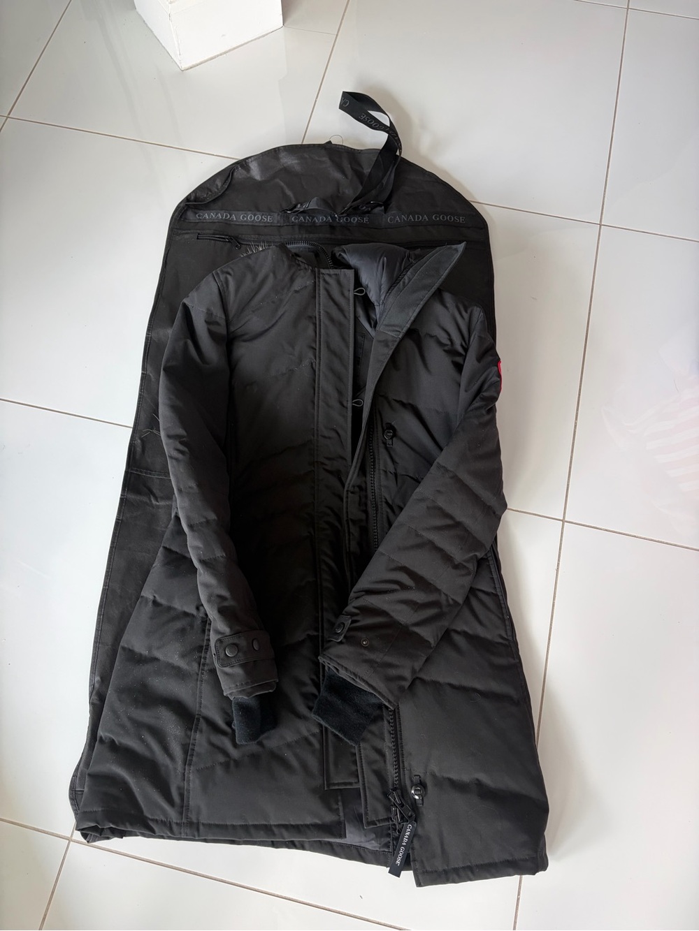 Canada Goose Women’s Black Long Parka Coat